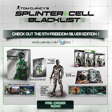 Splinter Cell Blacklist 5th Freedom Silver Edition