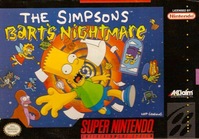 Simpsons Barts Nightmare