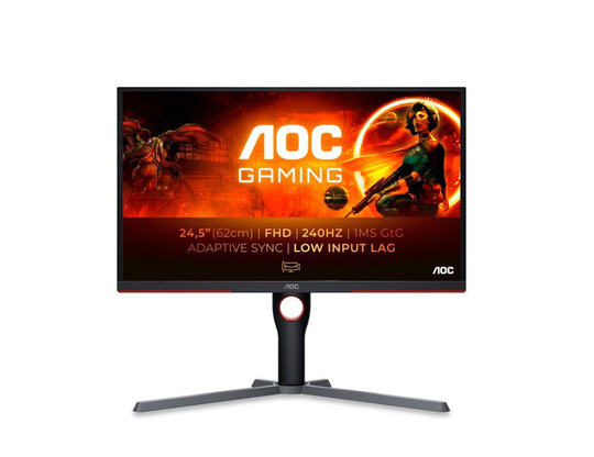 AOC 25G3ZM/BK / 25" / FHD / 240Hz / 1ms / 2xHDMI,DP / FreeSync / VESA