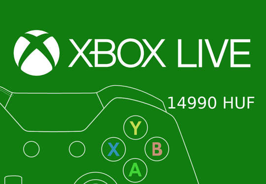 XBOX Live 14990 HUF Prepaid Card HU