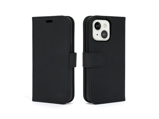 iPhone 13 / iiglo / Plånboksfodral - Svart