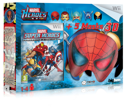 Marvel Super Heroes + 5st. 3d-Masks