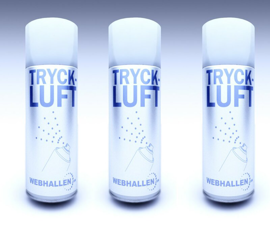 Webhallen Tryckluft på burk 400ml 3-pack