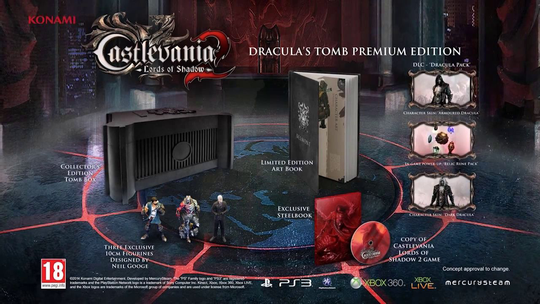 Castlevania Lords Of Shadow 2 Draculas Tomb Premium Edition