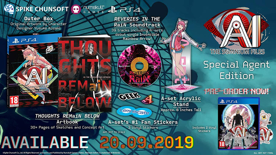 AI The Somnium Files Special Agent Edition