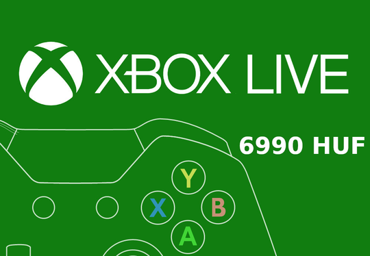 XBOX Live 6990 HUF Prepaid Card HU