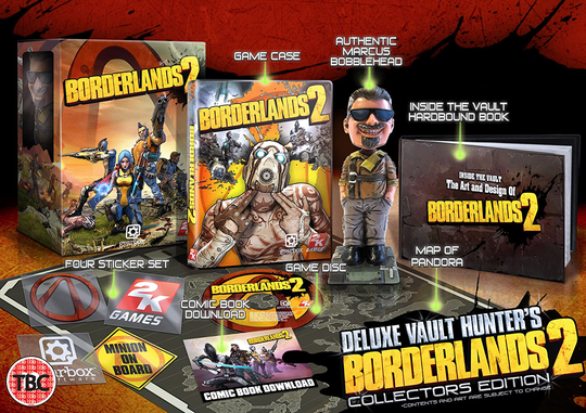 Borderlands 2 Deluxe Vault Hunters Collectors Edition