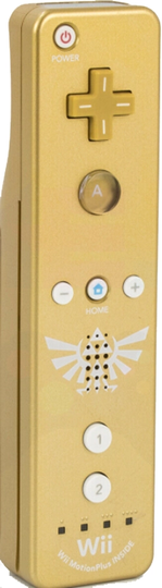 Wii Remote Plus Zelda Skyward Sword Gold