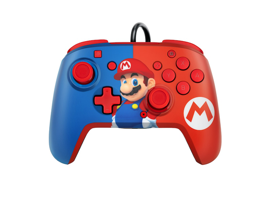 PDP Faceoff Deluxe Controller Mario