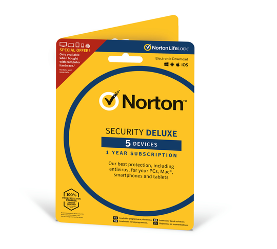 Norton Security Deluxe Subscription Card 1 Year Nordic
