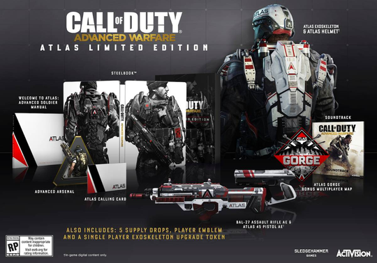 Call Of Duty Advanced Warfare Atlas Limited Edition