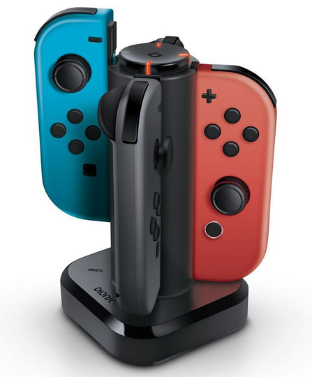 Bionik Tetra Power Quad Port Joy Con Charging Dock