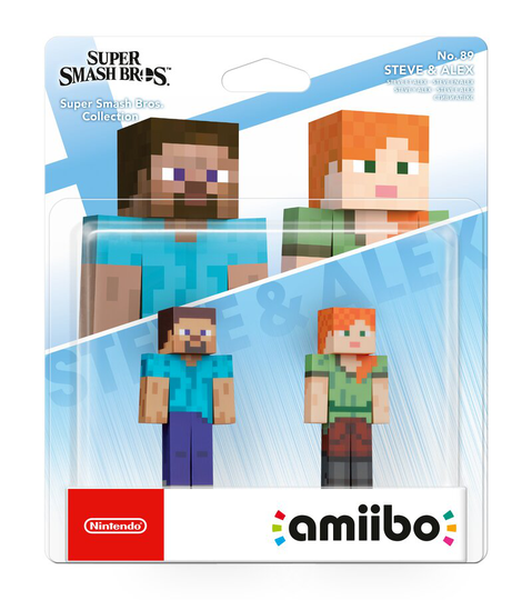 Amiibo Super Smash Bros. Steve & Alex