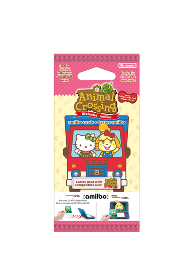 Animal Crossing New Leaf + Sanrio amiibo Cards Pack