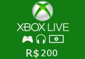 XBOX Live 200 BRL Prepaid Card BR