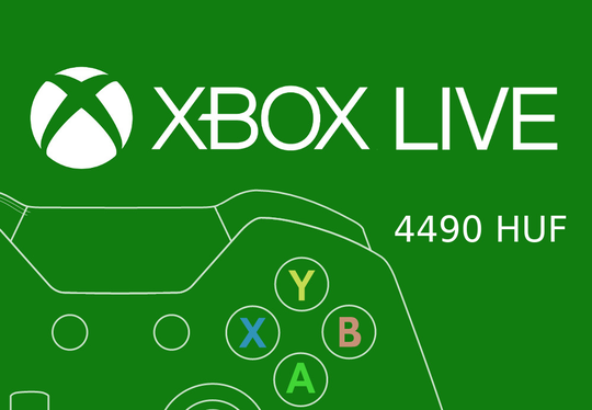 XBOX Live 4490 HUF Prepaid Card HU