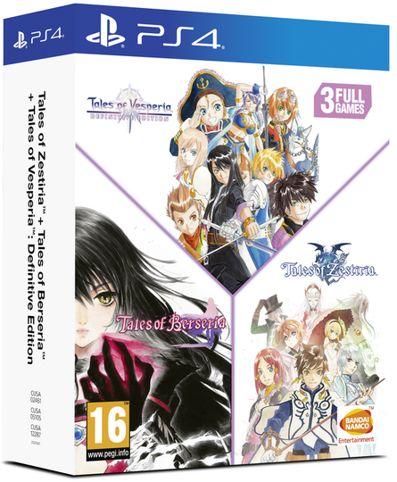 Tales of Vesperia + Tales of Berseria + Tales of Zestiria Compilation