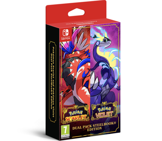 Pokemon Scarlet & Violet Dual Pack SteelBook Edition
