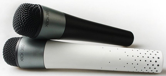 Mikrofon Vit & Svart Microphone Wireless