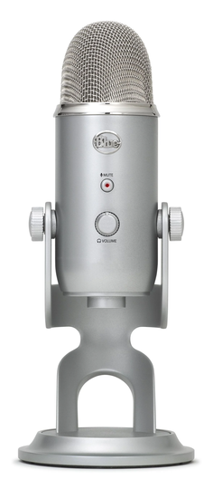 Blue - Microphone Yeti Silver