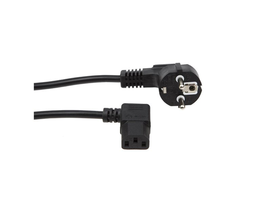 iiglo Vinklad Apparatkabel / Vinklad C13 - Svart / 2m