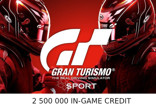 Gran Turismo Sport - 2 500 000 In-Game Credit EU PS4 CD Key