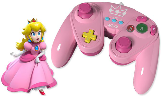 Replica GameCube Controller For Wii U - Peach