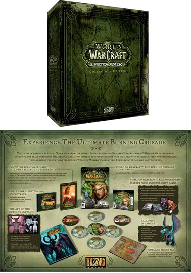 World Of Warcraft Burning Crusade Collectors Edition