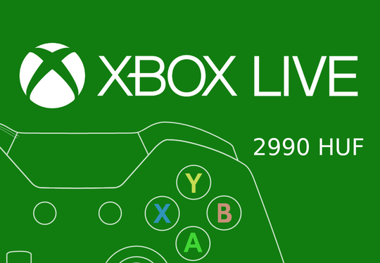 XBOX Live 2990 HUF Prepaid Card HU