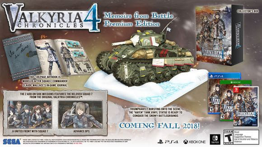 Valkyria Chronicles 4 Memoirs From Battle Premium Edition