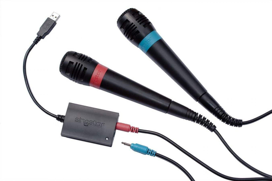 Singstar Mikrofoner Blue & Red