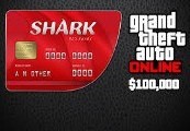Grand Theft Auto Online - $100,000 Red Shark Cash Card PC Activation Code EU