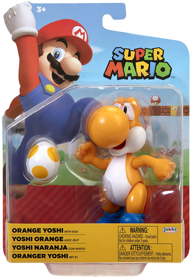 Nintendo 4 Articulated Orange Yoshi