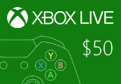XBOX Live $50 Prepaid Card AU