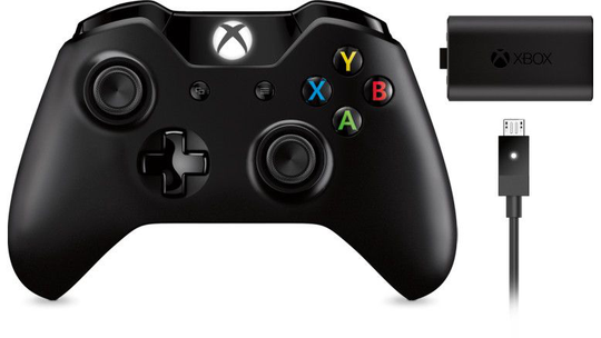 Handkontroll Original Wireless + Play & Charge Kit Black