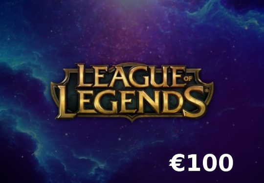 League of Legends 100 EUR Prepaid RP Card EU