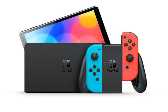 Nintendo Switch (OLED Model) Neon Red / Neon Blue