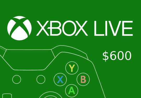 XBOX Live $600 Prepaid Card MXN