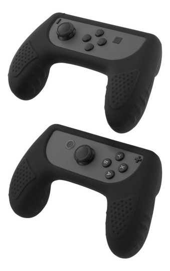 Deltaco Gaming Silikongrepp för Nintendo Switch Joy-Con - Svart