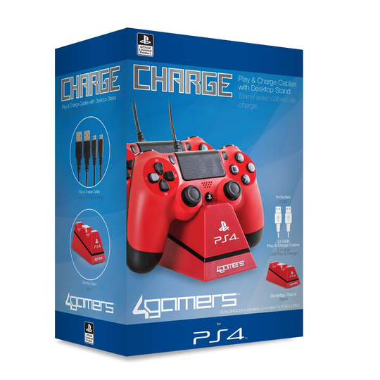 Play & Charge Cables Red