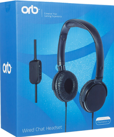 ORB Wired Chat Headset Gaming With Microphone