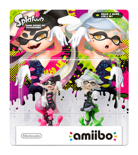 Nintendo Amiibo Figurine - Callie&Marie (2Pack)(Splatoon Collection)