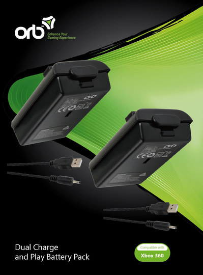 Battery Pack Rechargeable + Charging Kabel