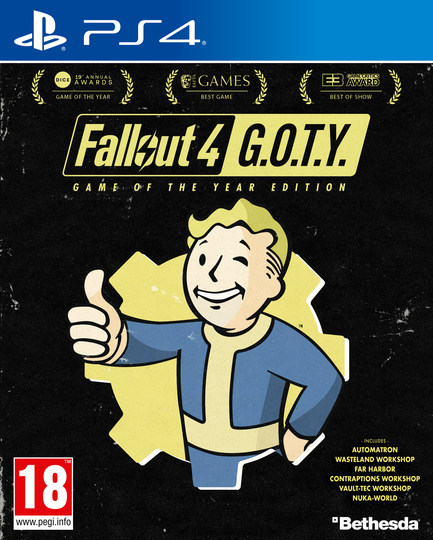 Fallout 4 (Game of the year)