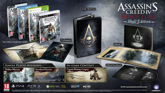 Assassins Creed 4 Black Flag Skull Edition