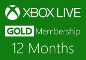 XBOX Live 12-month Gold Subscription Card TR