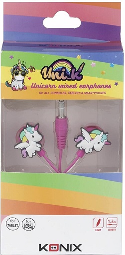 Konix Unik Unicorn Ear-Bud Earphones