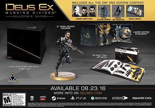 Deus Ex Mankind Divided Collectors Edition