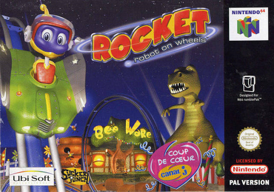 Rocket Robot On Wheels