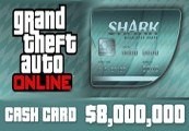 Grand Theft Auto Online - $8,000,000 Megalodon Shark Cash Card PC Activation Code